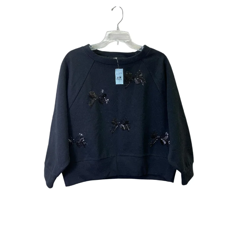 Personalized Series TOP LS by LOFT In BLACK, Size: M
