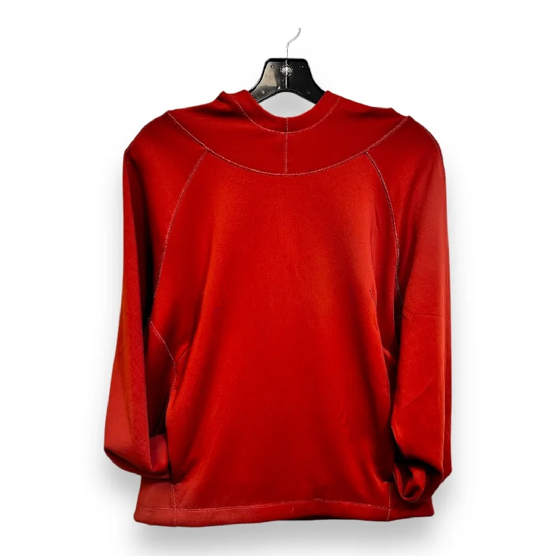 Body Design Top Long Sleeve By Layer 8 In Bronze, Size: L