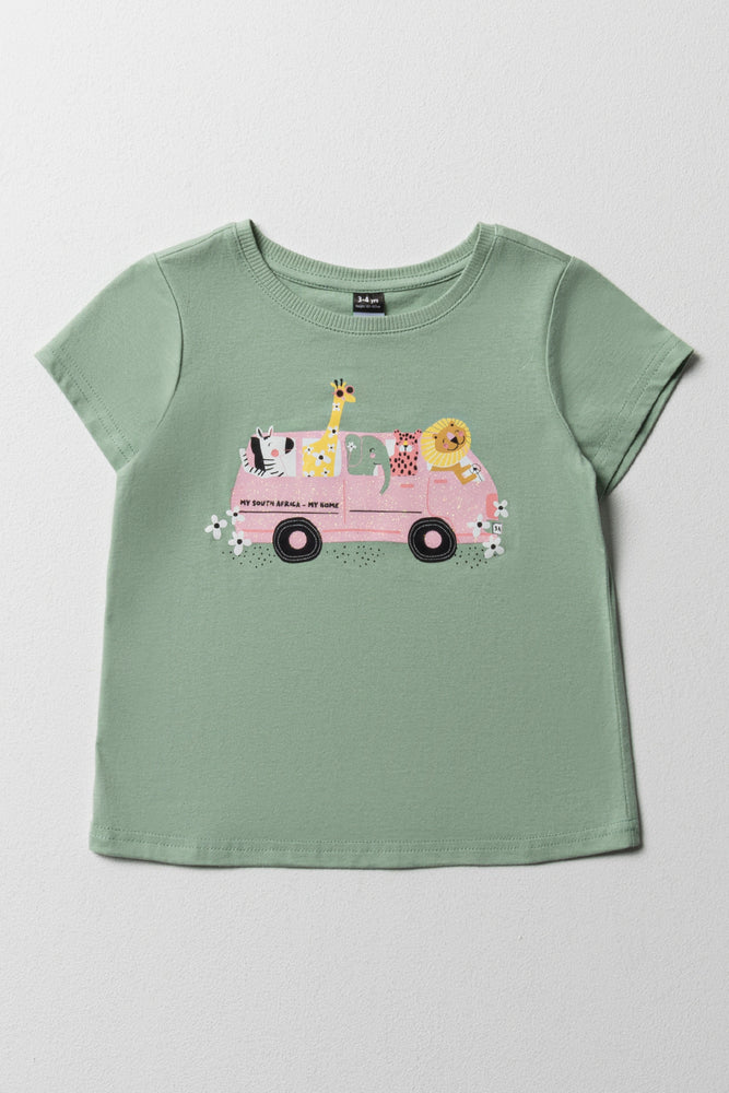Warm Winter Series Short Sleeve T-Shirt Green