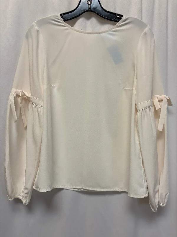Weekend Comfort Wear Top Long Sleeve By Draper James In White, Size: S