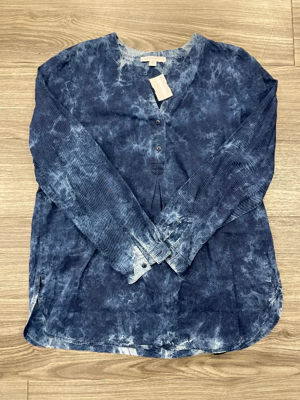 Cozy Fit Top Long Sleeve By Pure Jill In Blue, Size: M