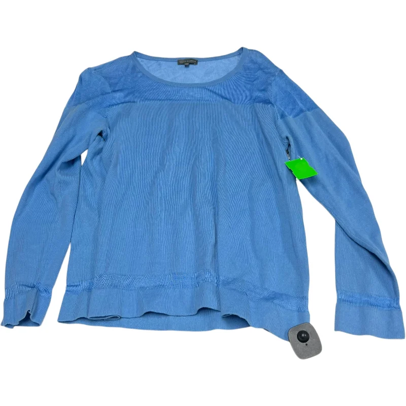 Comfortable Jackets Top Long Sleeve By Vince Camuto In Blue, Size: M