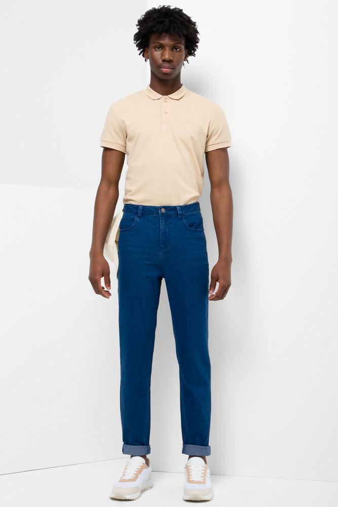 Warm Comfort Short Sleeve Golfer Natural