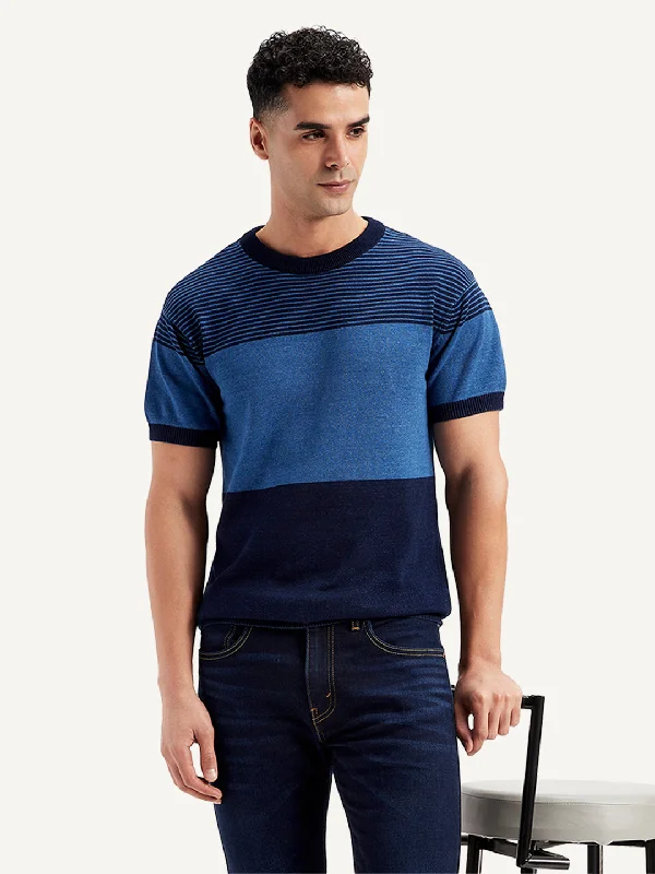 Basic Comfort Men's Colorblock Slim Fit T-Shirt