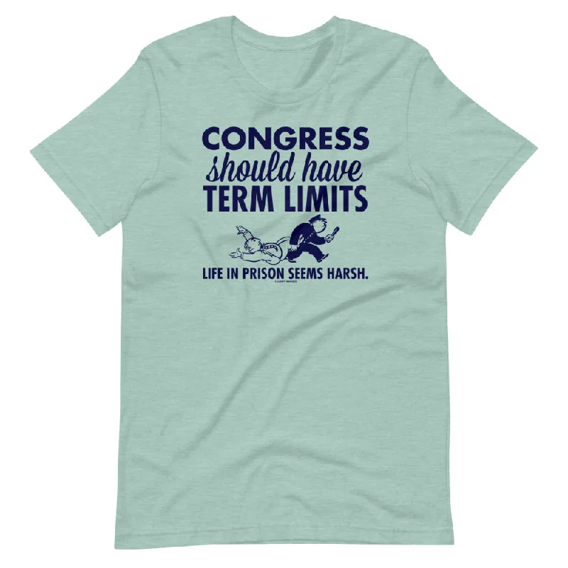 Soft Casuals Congress Should Have Term Limits Short-Sleeve Unisex T-Shirt
