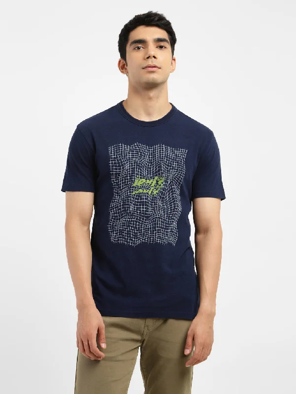 Exquisite Tailoring Men's Graphic Print Slim Fit T-shirt