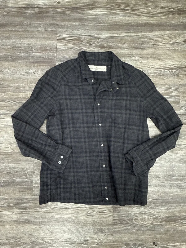 Cool Breeze At Night Top Long Sleeve Luxury Designer By Golden Goose In Grey, Size: S