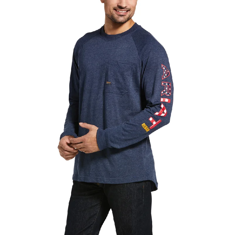 Easy Comfort Style Ariat Mens Rebar Cotton Strong Graphic Work T-Shirt - 10032968