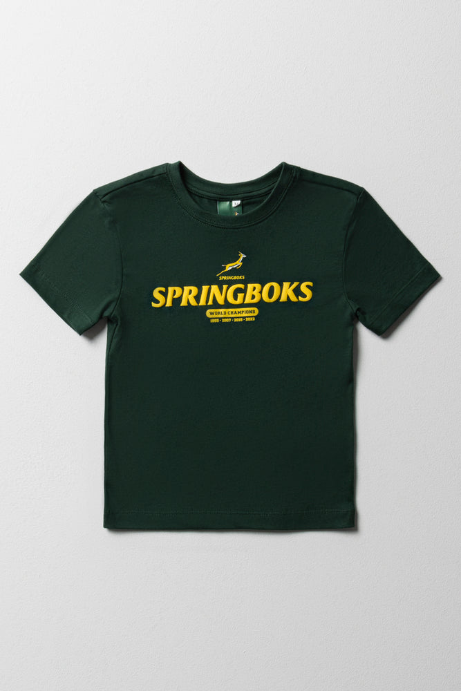 Dessert Matching Springbok T- Shirt Green