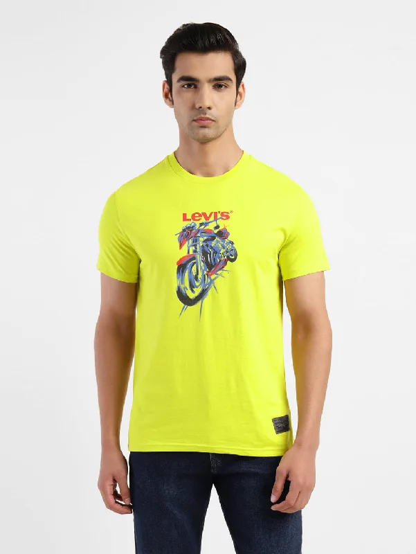 Cozy Street Style Men's Graphic Print Regular Fit T-shirt