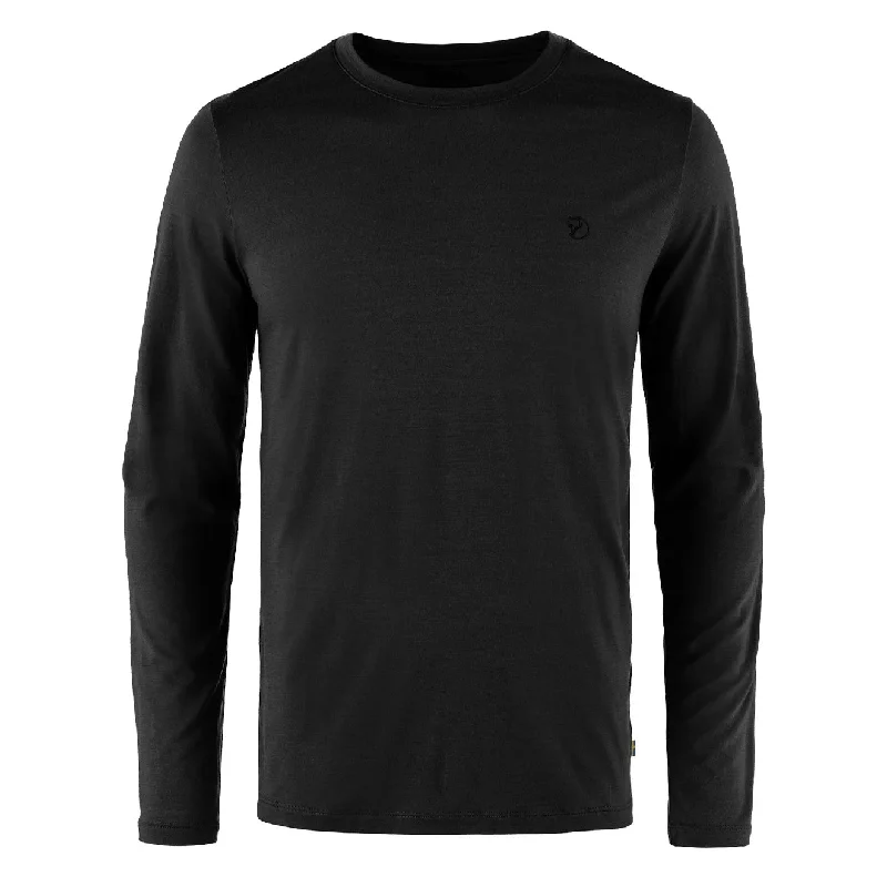Simple Chic Fjallraven Abisko Wool L/S Tee Black