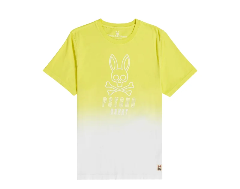 Lounge Wear Psycho Bunny Faibanks Crew Neck Lemon Tonic Men's Tee Shirt B6U110N1PC-LNC