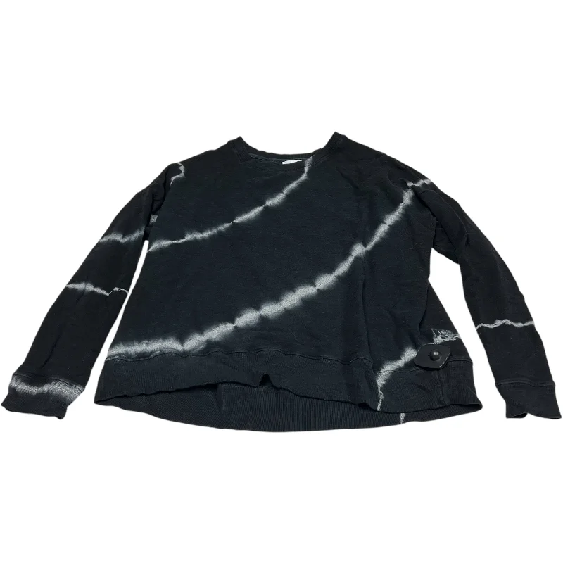Elegant Style Top Long Sleeve By Sundry In Black, Size: S