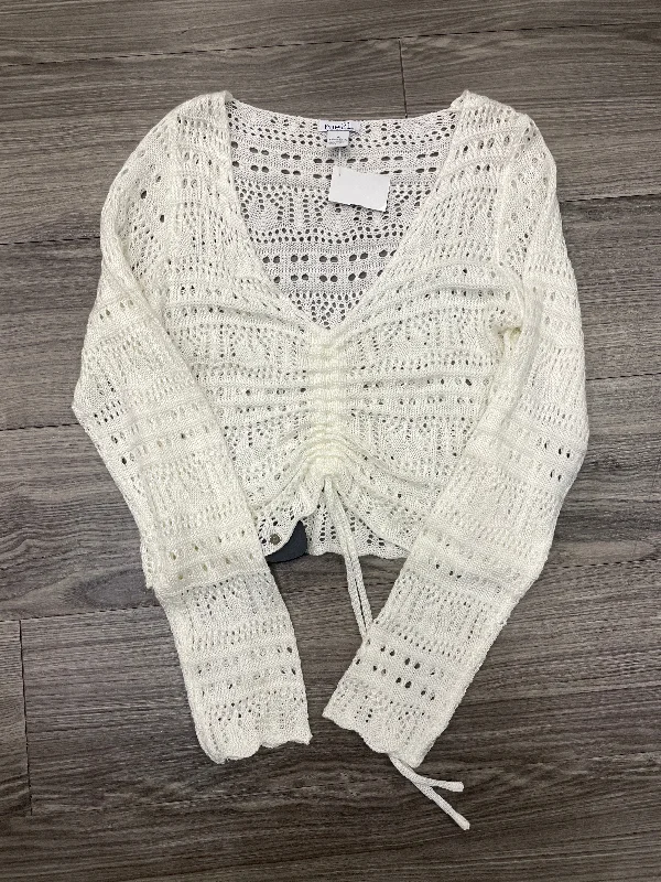 Fashion Touch Top Long Sleeve By Rue 21 In White, Size: S