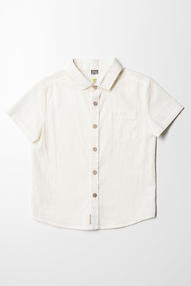 Comfortable Outfits Short Sleeve Shirt White