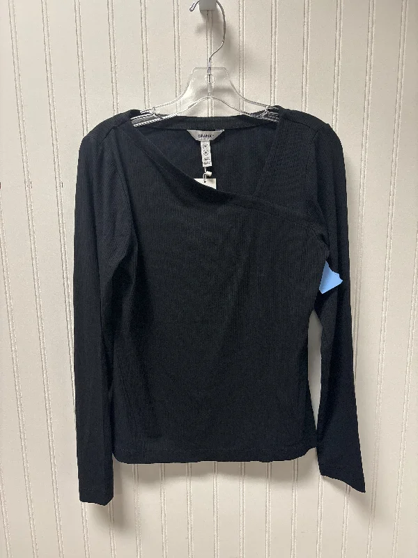 Light And Breathable Top Long Sleeve By Spanx In Black, Size: M