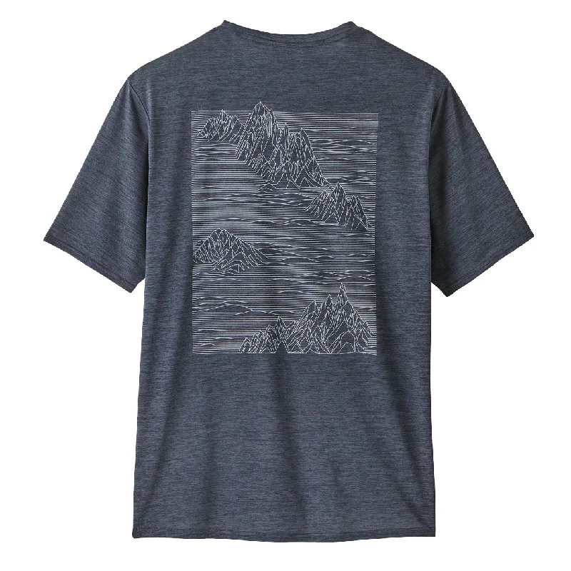 Breathable Style Patagonia Cap Cool Daily Graphic Shirt Strataspire / Smolder Blue X-Dye