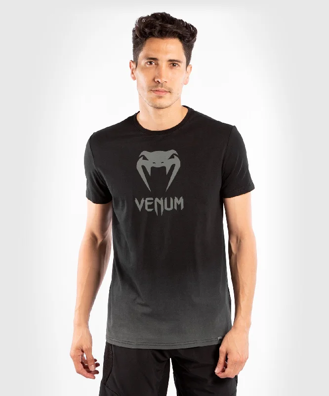 Hooded design Venum Classic T-shirt - Black/Dark Grey
