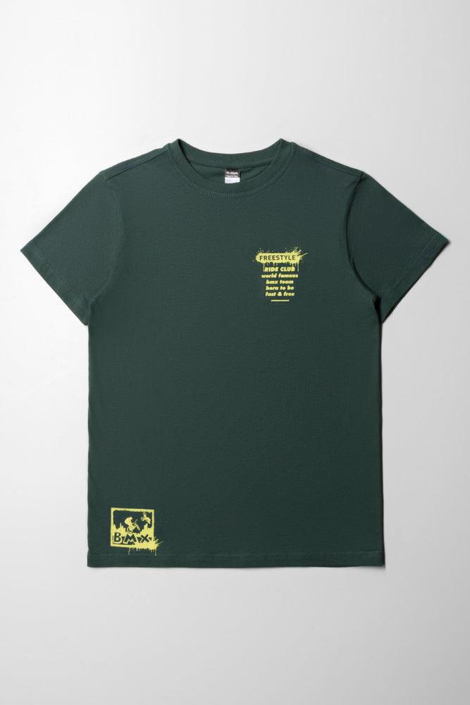 Energy Wear Short Sleeve T-Shirt Dark Green