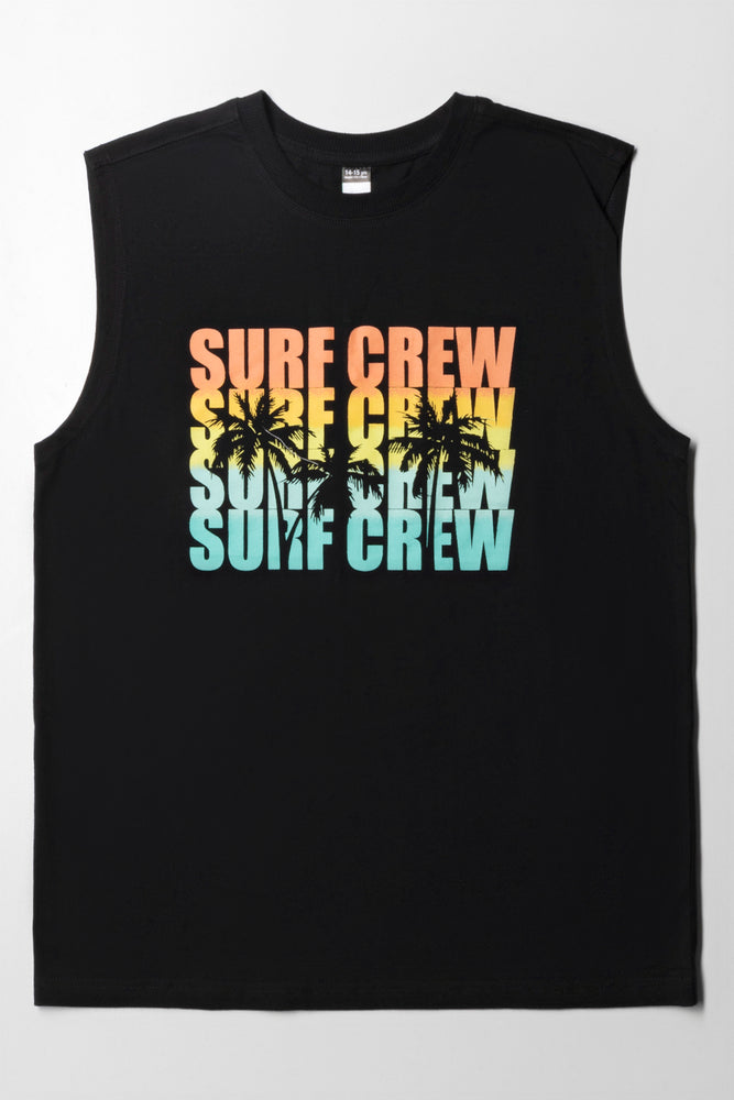 Casual Comfort Wear Ss Vest Exotic Black