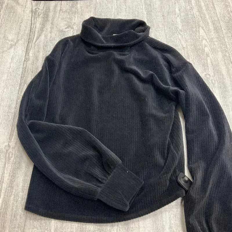 Dressing Tips Top Long Sleeve By Bar Iii In Black, Size: M