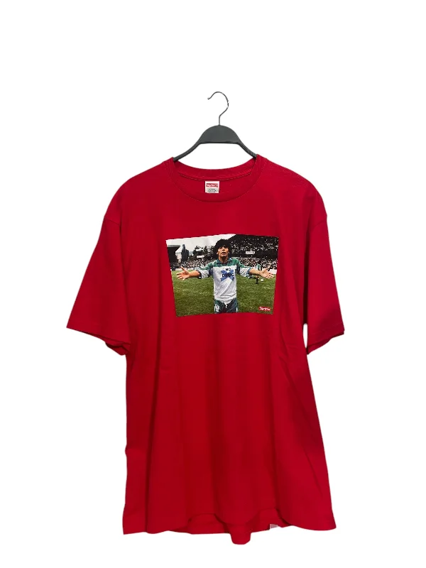 New Products Supreme/T-Shirt/XL/Red/Cotton/Graphic/