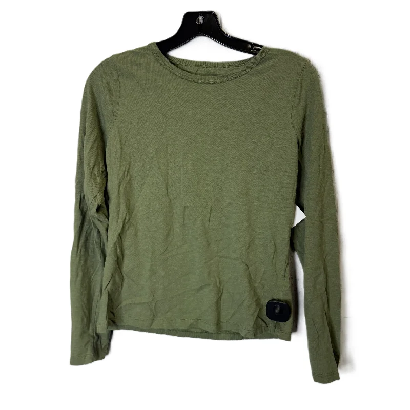 Simple Matching Top Long Sleeve Basic By J. Crew In Green, Size: S