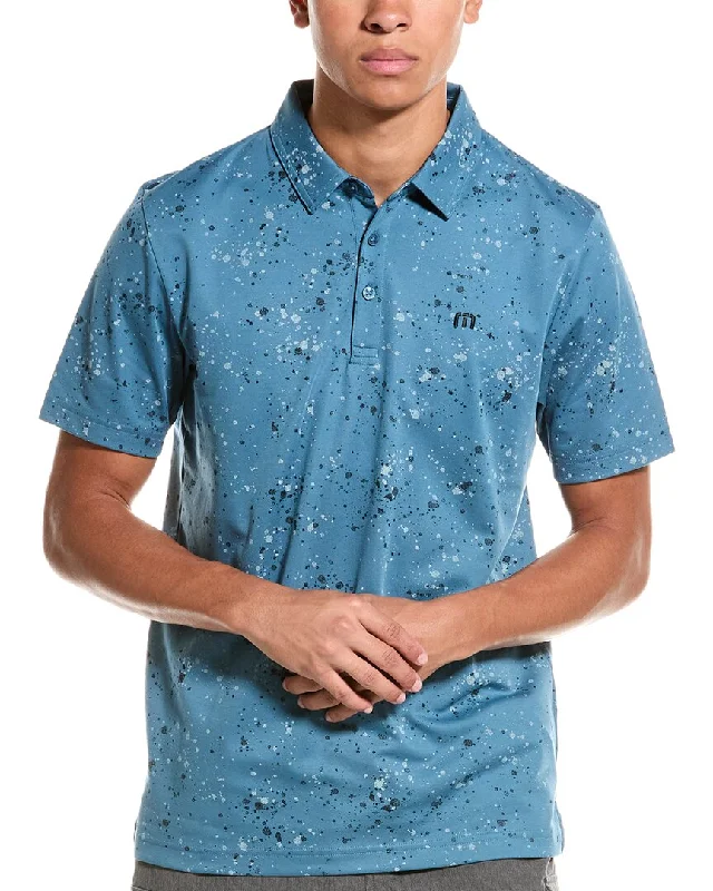 Floral Prints TravisMathew Splatter Print Polo Shirt
