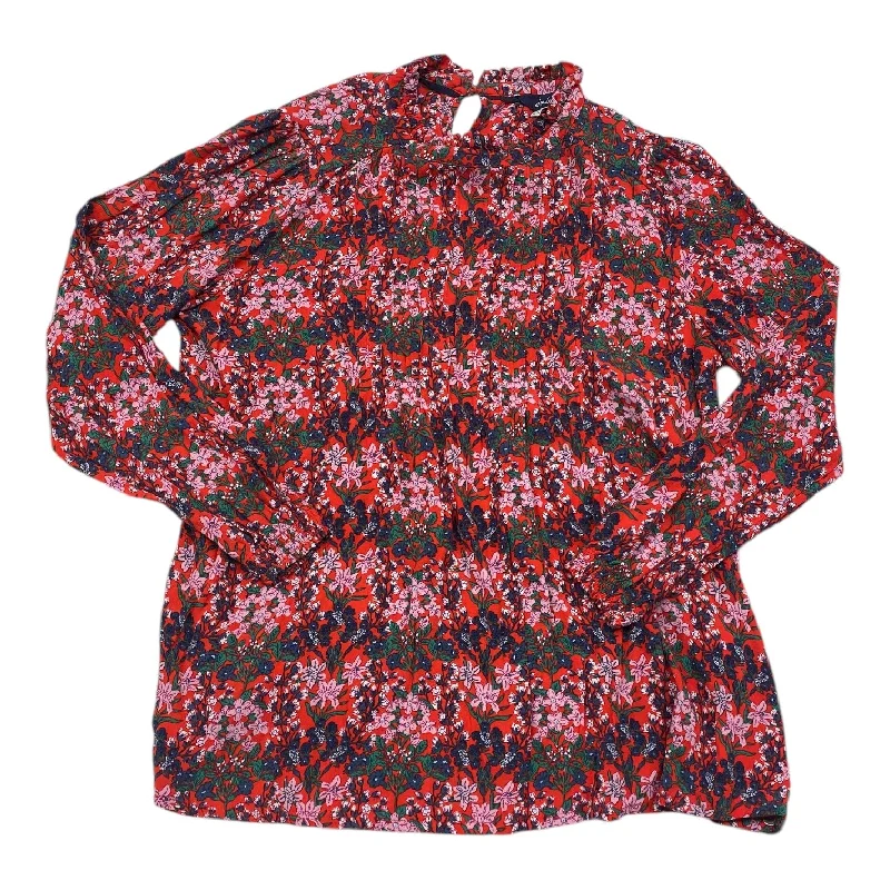 Bright Colors Top Long Sleeve By Joules In Multi-colored, Size: L