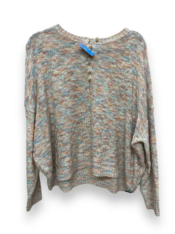 Warm Atmosphere Top Long Sleeve By Listicle In Multi-colored, Size: M