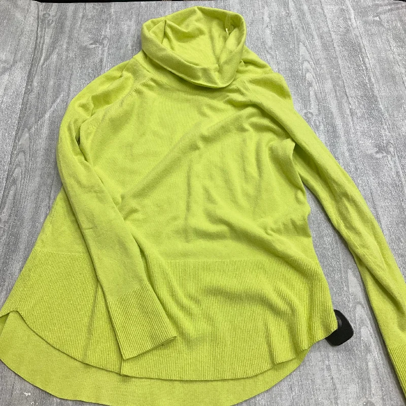 Simple Design Top Long Sleeve By Cyrus Knits In Green, Size: L