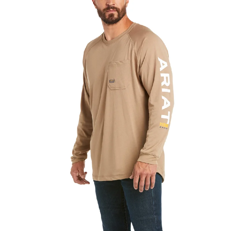 Effortless Outfits Ariat Mens Rebar Heat Fighter Work T-Shirt - 10031030