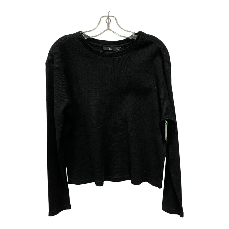 Youthful Style Top Ls By rdi In Black, Size:L