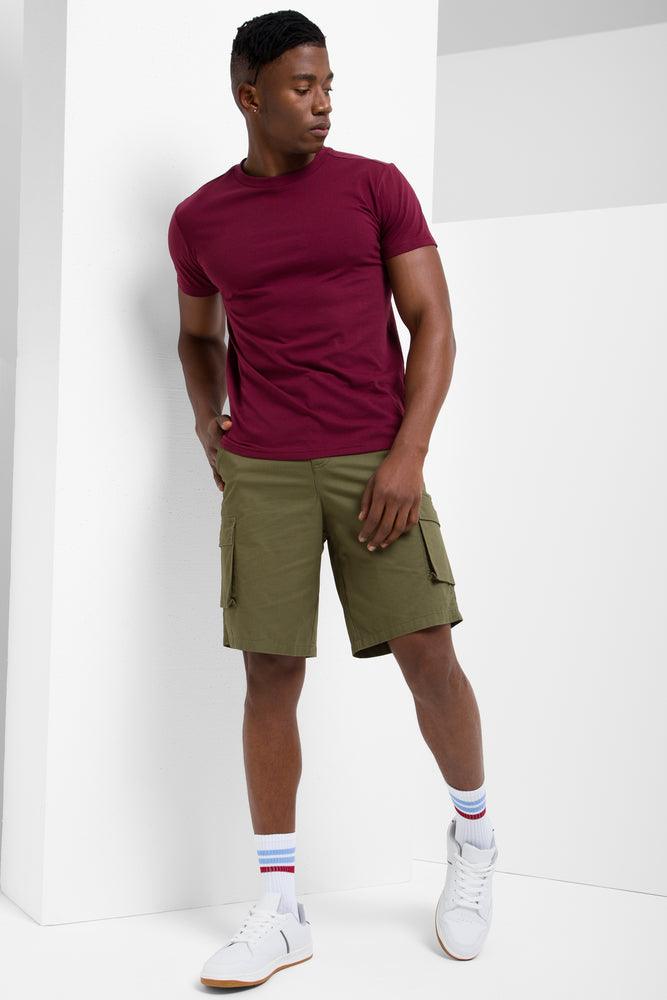 Effortless Style Short Sleeve T-Shirt Red