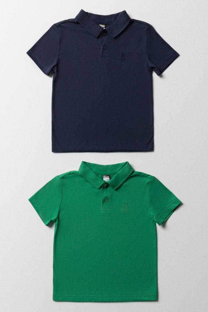 High Street Design 2 Pack Golfer Navy And Green