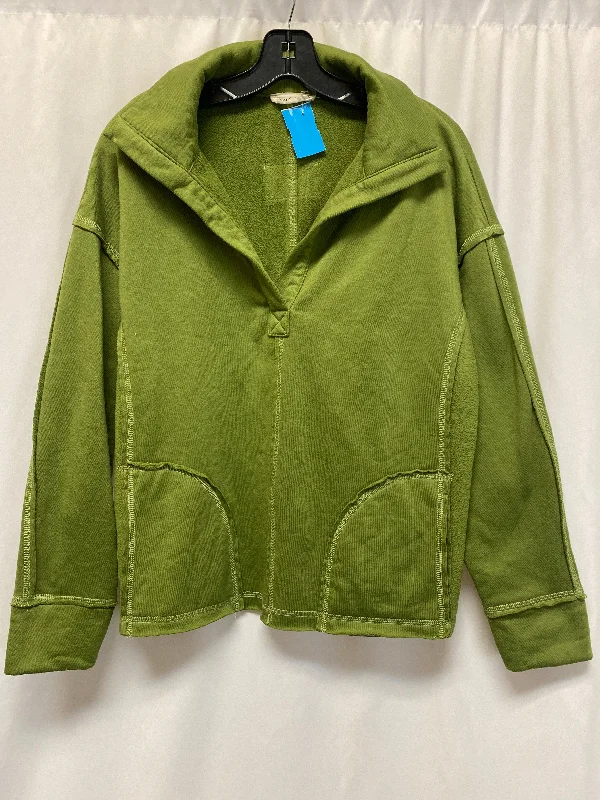 Stunning Fashion Top Long Sleeve By Clothes Mentor In Green, Size: M