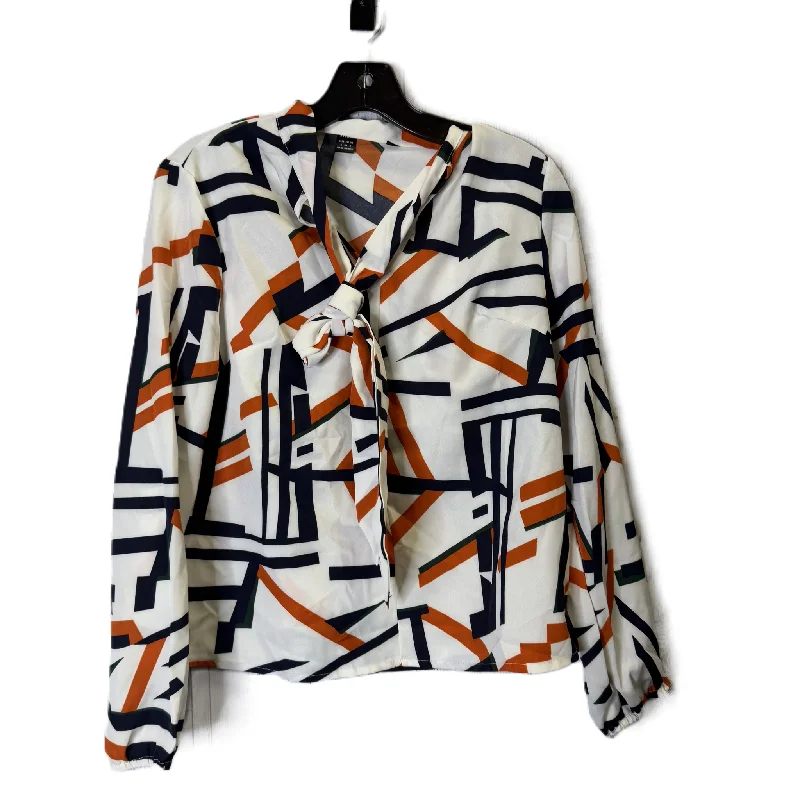 Comfortable Series Top Long Sleeve By Shein In Multi-colored, Size: S
