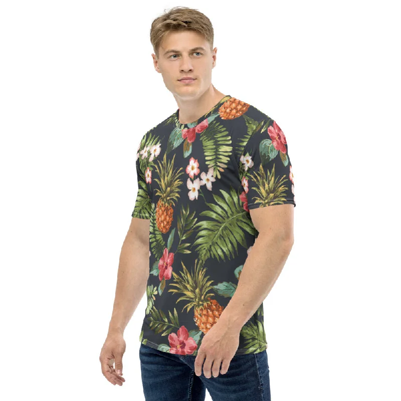Versatile Comfort Wear HAWAIIAN Print Men's T-shirt