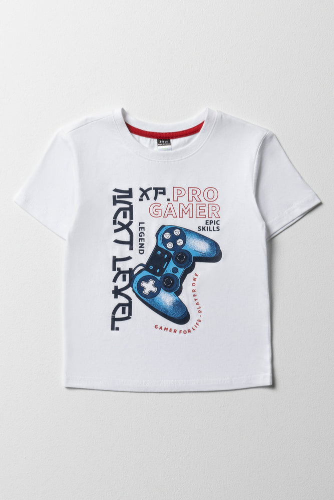 Elegant Casuals Short Sleeve T-Shirt White
