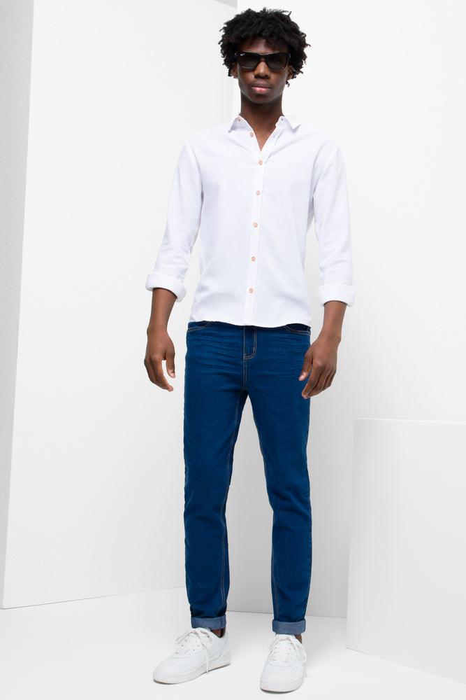 Luxury Classic Long Sleeve Shirt White