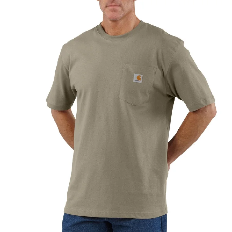 Relaxed Looks Carhartt Mens Workwear Pocket Work T-Shirt - K87DES