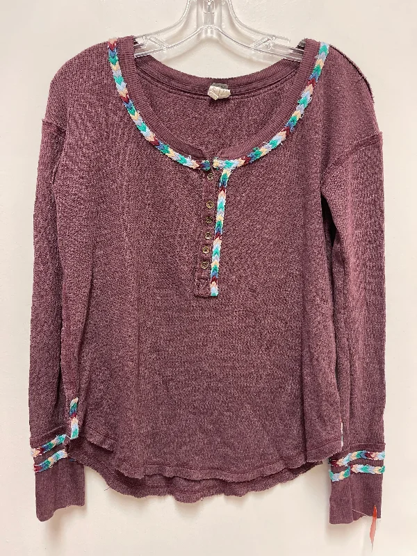 Personalized Wear Top Long Sleeve By We The Free In Red, Size: S