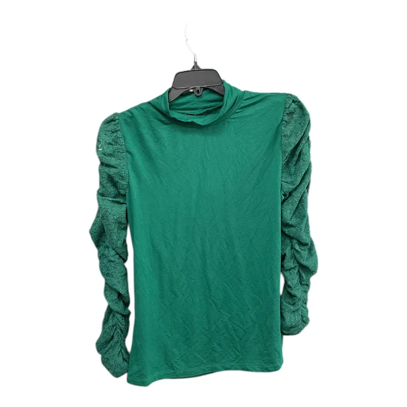 Urban Comfort Top Long Sleeve By Maeve In Green, Size: L