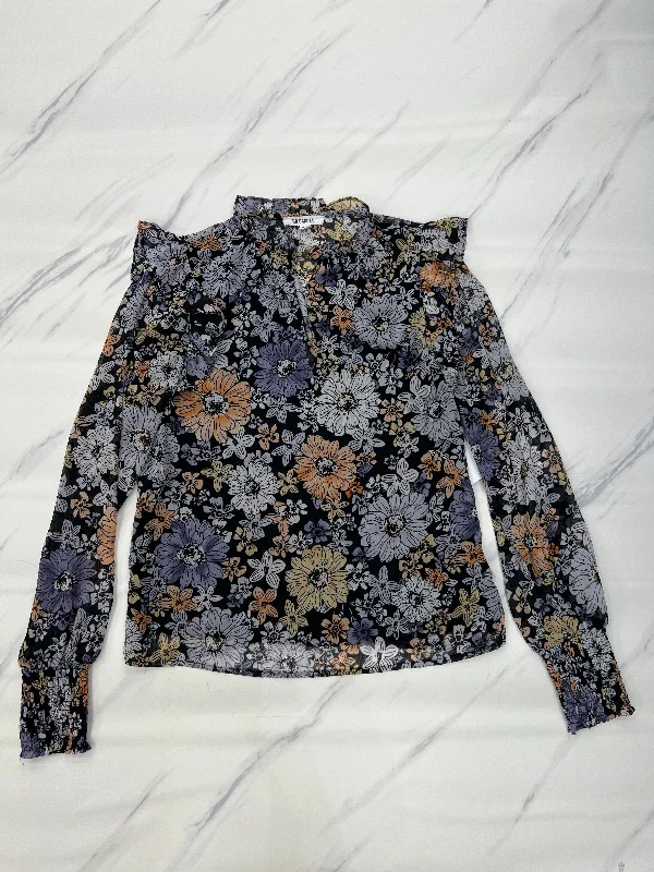 Effortless Elegance Top Long Sleeve By Bb Dakota In Floral Print, Size: Xs