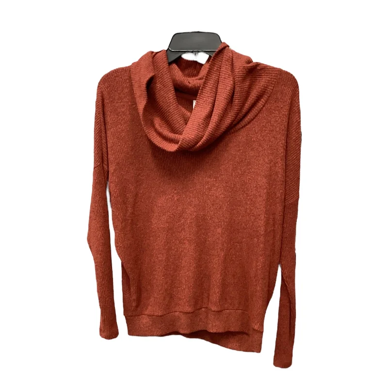 Urban Chic Top Long Sleeve By Z Supply In Orange, Size: S