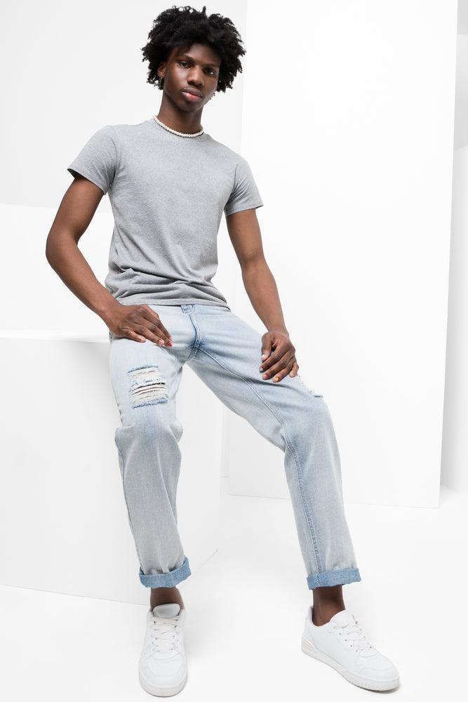 Comfortable Dresses Short Sleeve T-Shirt Dark Grey