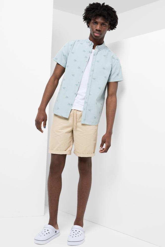 Modernism Short Sleeve Shirt Light Green