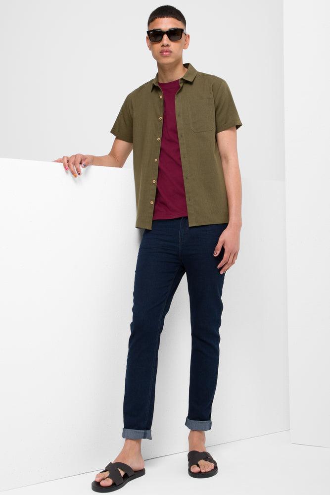 Cozy Lifestyle Short Sleeve Shirt Green