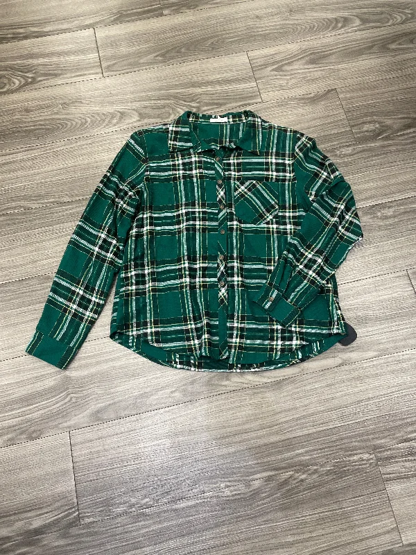 Autumn Selection Top Long Sleeve By Maurices In Green, Size: M