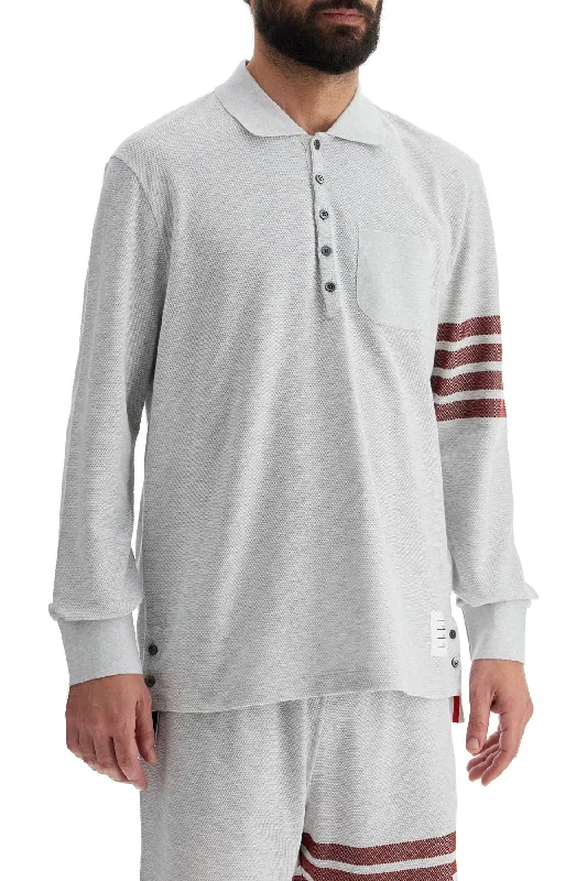 Stylish Casuals Thom Browne Long-Sleeved 4-Bar
